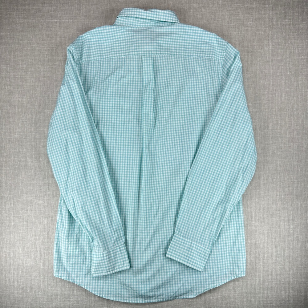 Vineyard Vines Tucker Shirt Mens M Blue Gingham Classic Fit Cotton Stretch - Picture 3 of 14